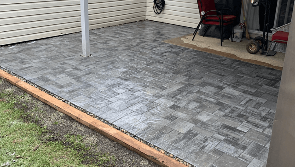 Patio Atkinson Landscaping, How To Build A 10×10 Paver Patio