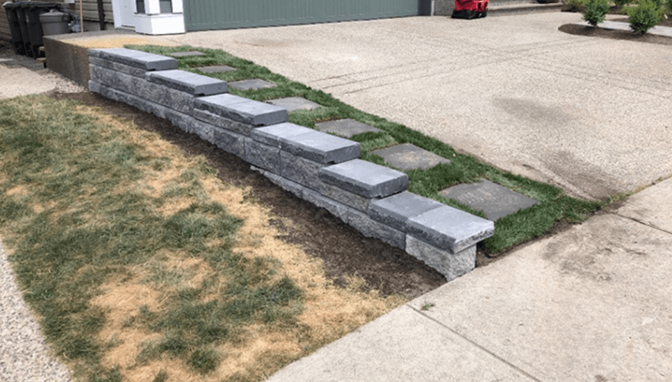 Retaining Wall Atkinson, Garden Wall Blocks Ottawa Ontario
